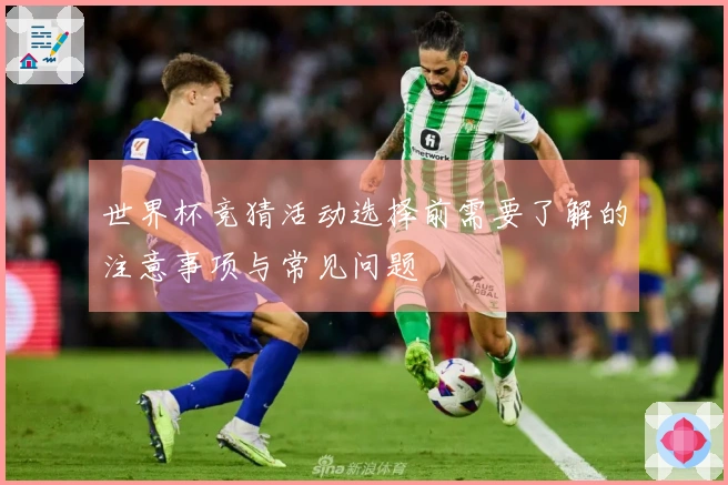 世界杯竞猜活动选择前需要了解的注意事项与常见问题